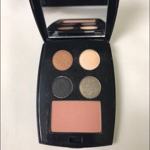 Lancome 4 shadows and 1 blusher
